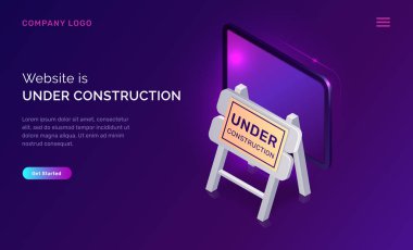 Yapım aşamasındaweb sitesi, bakım iş hatası