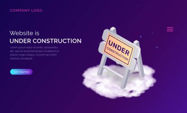 Yapım aşamasındaweb sitesi, bakım iş hatası