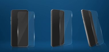 Cam ekran koruyuculu akıllı telefon seti