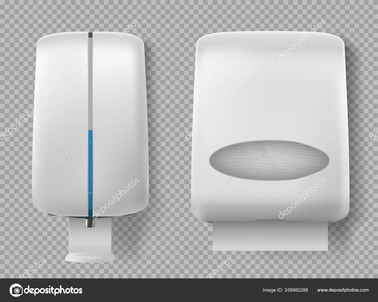 Wall dispenser for antibacterial soap, antiseptic Stock Vector Image by
