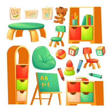 Montessori Anaokulundaki mobilyalar