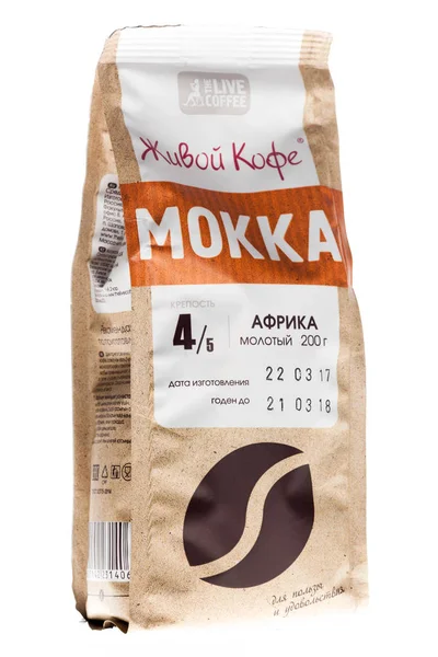 Canlı kahve, Afrika 200 g, zemin, ambalaj