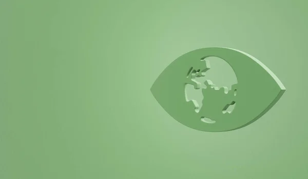 Sustainable Development Goals Climate Action icon. 3D rendering