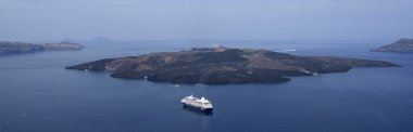 Yolcu gemisi, Fira, Santorini..