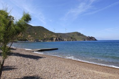 plaj patmos Adası Yunanistan