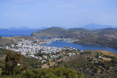 Patmos adası, Yunanistan. 