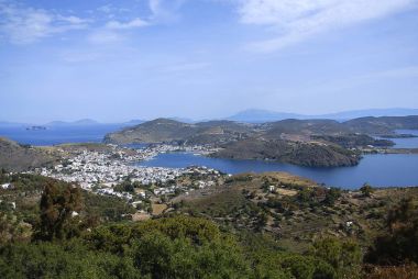 Patmos adası, Yunanistan. 