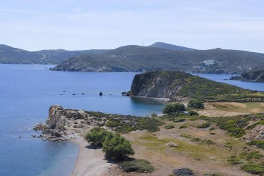plaj patmos Adası Yunanistan