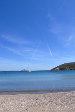 plaj patmos Adası Yunanistan