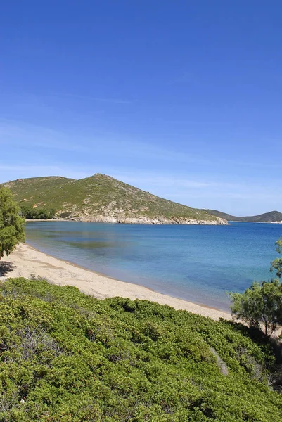 Playa Isla Patmos Grecia —  Fotos de Stock