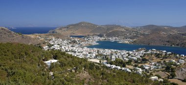 Patmos adası, Yunanistan. 