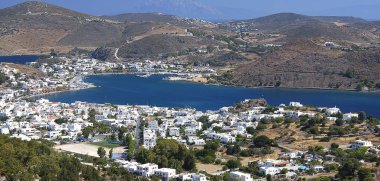 Patmos adası, Yunanistan. 