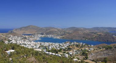 Patmos adası, Yunanistan. 