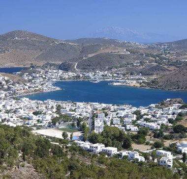 Patmos adası, Yunanistan. 