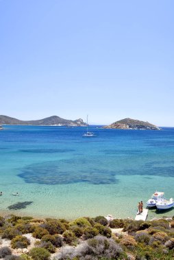 plaj patmos Adası Yunanistan