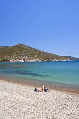 plaj patmos Adası Yunanistan