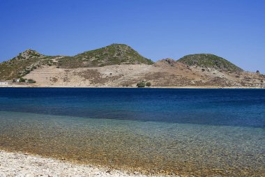 plaj patmos Adası Yunanistan