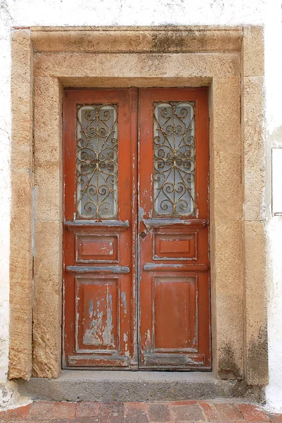 Chora şehir tarihinde Yunan küçük sokakları 