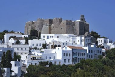 Patmos adası, Yunanistan. 