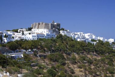 Patmos adası, Yunanistan. 