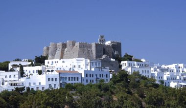Patmos adası, Yunanistan. 