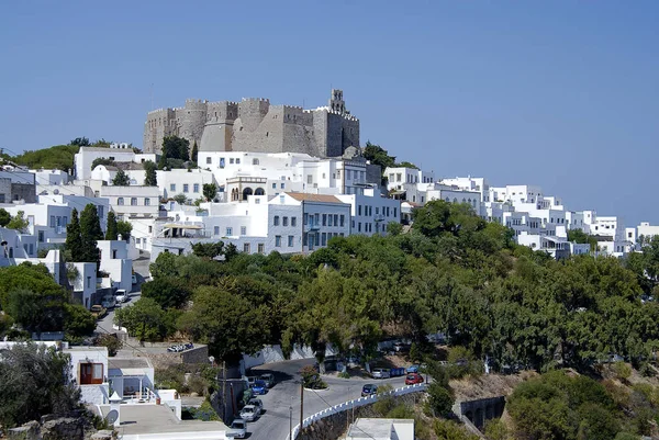 Sziget Patmos, Görögország. — Stock Fotó