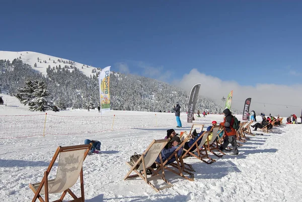 Centro Esquí Kalavryta Helmos Kalavryta Montaña Grecia —  Fotos de Stock