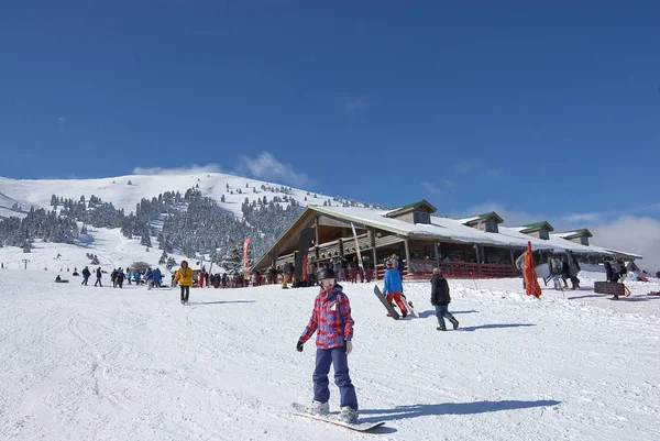 Centro Esquí Kalavryta Helmos Kalavryta Montaña Grecia —  Fotos de Stock