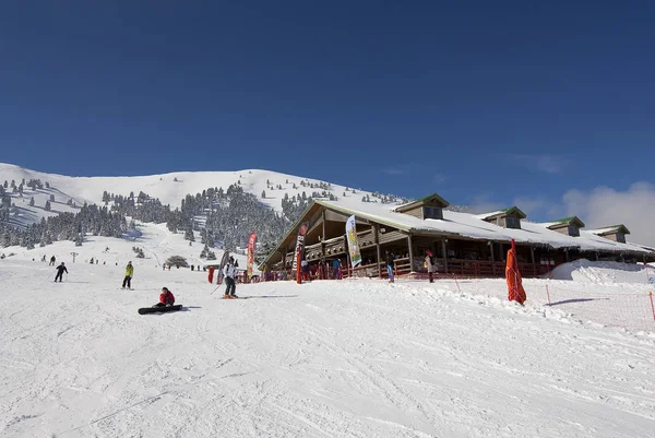 Centro Esquí Kalavryta Helmos Kalavryta Montaña Grecia —  Fotos de Stock