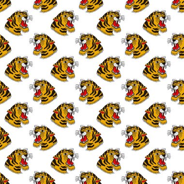 Kaplansız karalama deseni, geleneksel dövme çizimi