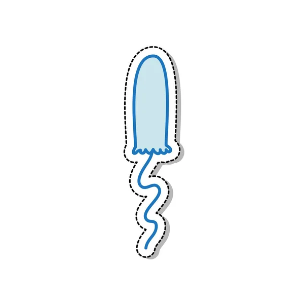 Tampon doodle icoon, vector illustratie — Stockvector