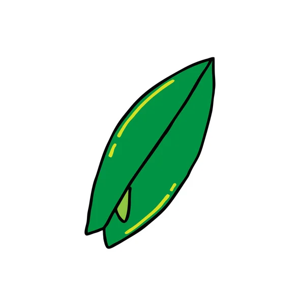 Surfbrett-Doodle-Symbol, Vektor-Illustration — Stockvektor