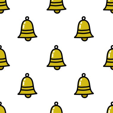 çan pürüzsüz karalama deseni, vektör renk çizimi