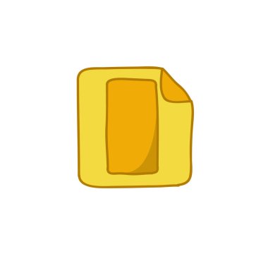 Doğum kontrol yaması karalama simgesi, vektör illüstrasyonu