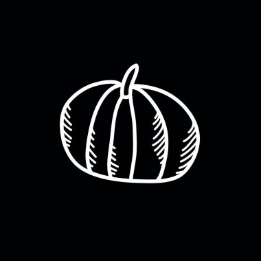 kabak karalama simgesi, vektör illüstrasyonu