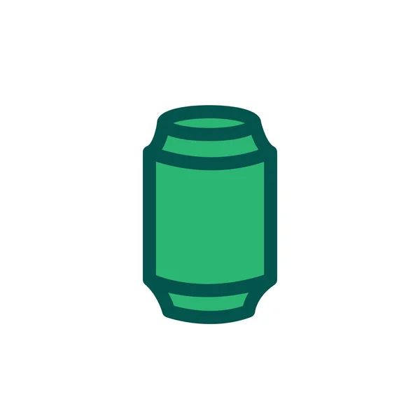 Cerveza de aluminio puede garabato icono, vector de ilustración — Vector de stock