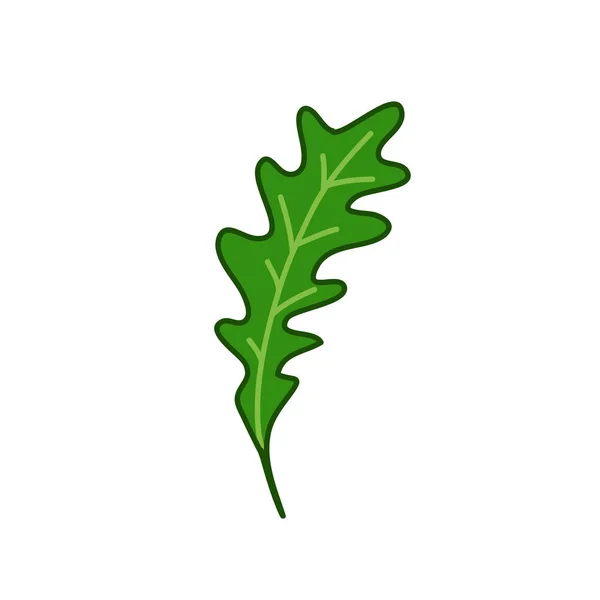 Arugula doodle icono, ilustración vectorial — Vector de stock