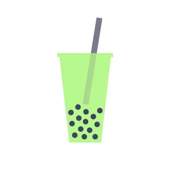 Bubble tea icon, vector illustration — Stock Vector
