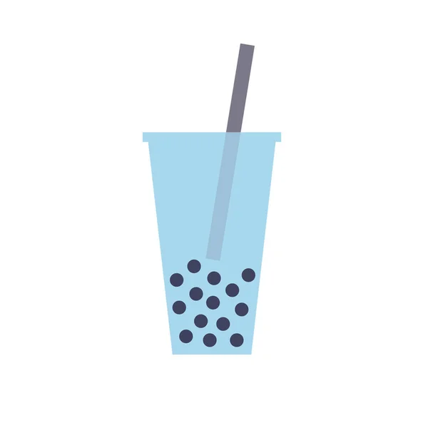Bubble Tea Symbol, Vektorillustration — Stockvektor