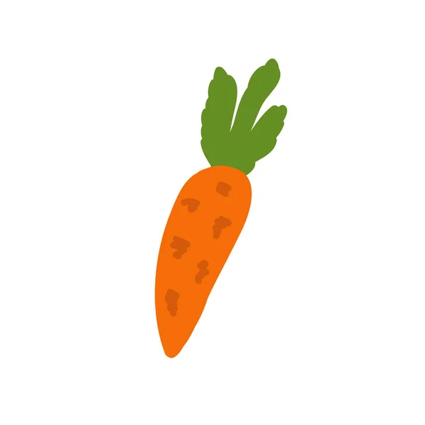 Иконка морковки, векторная иллюстрация — стоковый вектор
