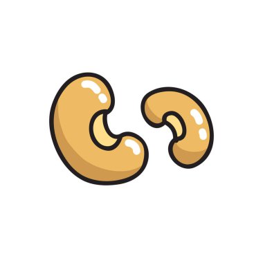 soya fasulyesi karalama ikonu, vektör illüstrasyonu