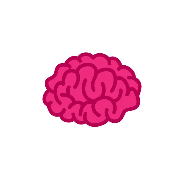 Brain Doodle ikon, vektor illustration — Stock vektor