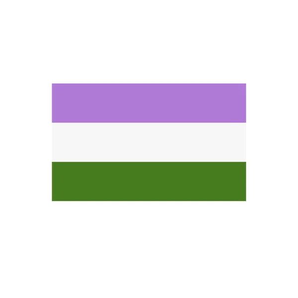 Gender flag płaska ikona, wektor ilustracja — Wektor stockowy