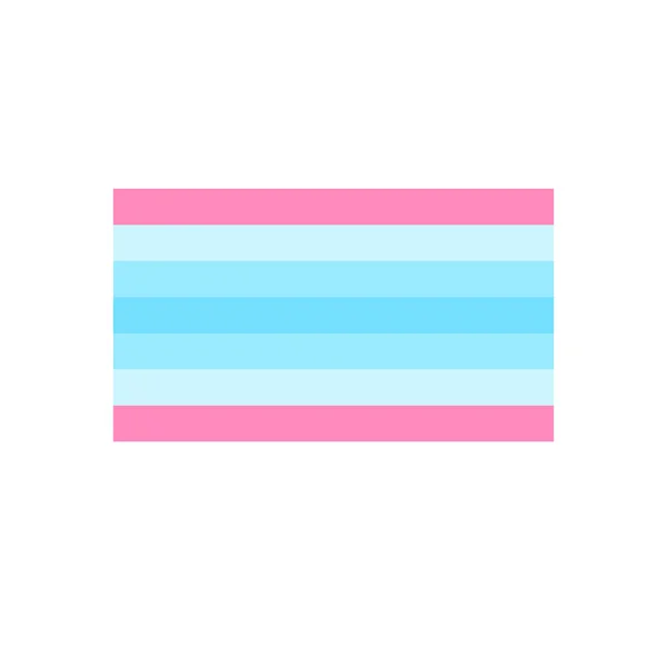Bandera transmasculina icono plano, ilustración vectorial — Vector de stock