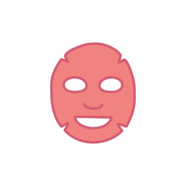 yüz sayfası karalama simgesi, vektör illüstrasyonu