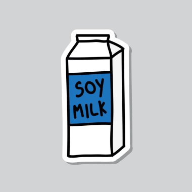 soya fasulyesi karalama simgesi, vektör çizgisi çizimi