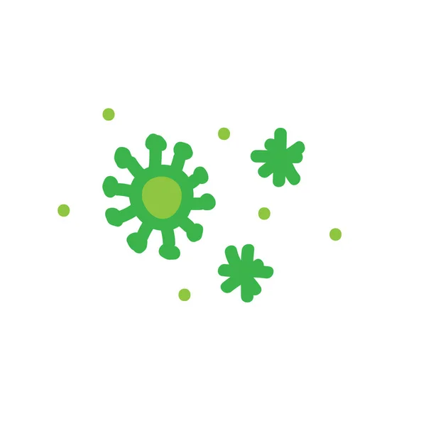 Coronavirus Doodle Icon Vector Color Illustration — 스톡 벡터