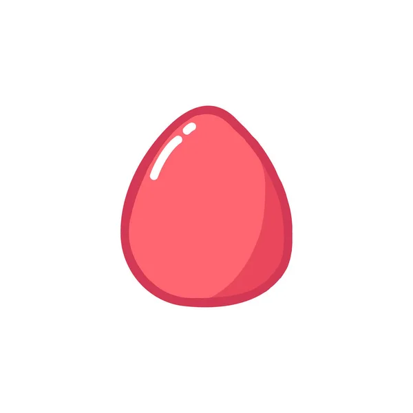 Иконка Пасхального Яйца Векторная Цветная Иллюстрация — стоковый вектор