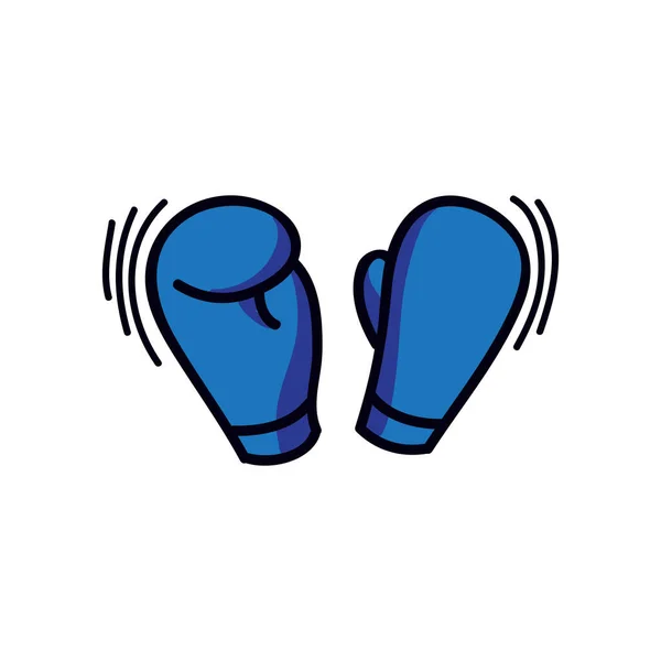 Luva Boxe Doodle Ícone Ilustração Cor Vetorial —  Vetores de Stock