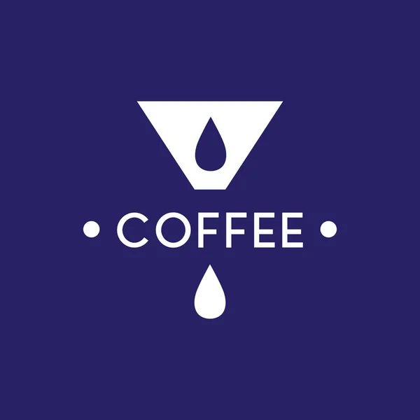 Especialidad Icono Del Logotipo Del Café Ilustración Del Color Del — Vector de stock